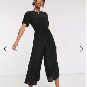 ASOS DESIGN tea jumpsuit with button back detail